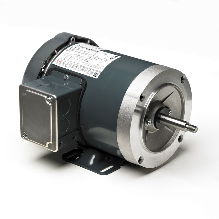 Marathon Electric K630, 3/4 Hp, 3600 Rpm, 56J FR, 208-230/460 Vac, 3 PH, Totally Enclosed, C-Face Footed, Removable Base, Centrifugal Pump (Jet Pump), 5K36MN4157