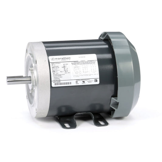 Marathon Electric K1324, 1/2 Hp, 1800 Rpm, 56C FR, 208-230/460 Vac, 3 PH, TEFC, C-Face Footed, General Purpose, Standard Efficiency, 5K42HN4034.