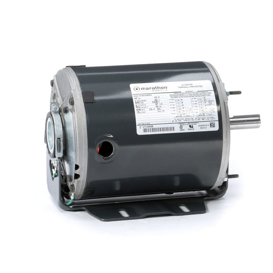 Marathon Electric K1410, 3/4 Hp, 1800 Rpm, 56 FR, 208-230/460, 3 PH, Dripproof, Resilient Base, Fan Blower Motor, Auto Over Load, 5K46KN4085X