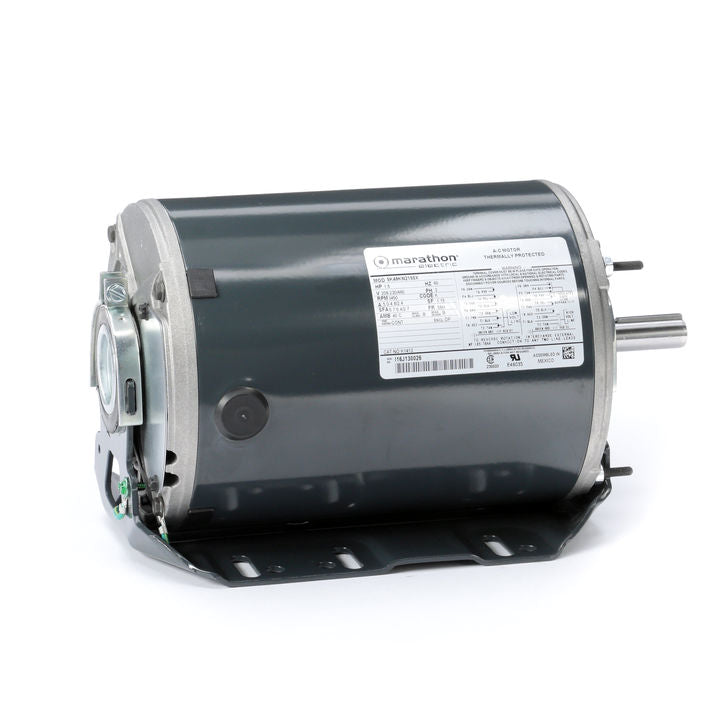 Marathon Electric K1413, 1 1/2 Hp, 3600 Rpm, 56H FR, 208-230/460 Vac, 3 PH, Dripproof, Resilient Base, Fan Blower Motor, Auto Over Load, 5K49KN2150X.