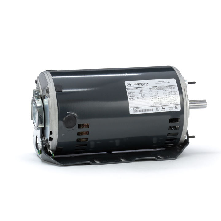 Marathon Electric K1418, 2 Hp, 1800 Rpm, 56H FR, 208-230/460 Vac, 3 PH, Dripproof, Resilient Base, Fan Blower Motor, Auto Over Load, 5K49UN4086X.