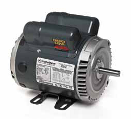 Marathon Electric G294, 2 Hp, 3600 Rpm, 56HC FR, 115/208-230 Vac, 1 PH, DP, C-Face with Base, Pressure Washer, 56B34D5307.