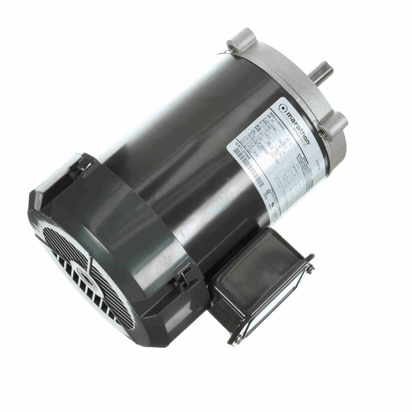 Marathon Electric K231, 5K36MN340, 3/4 Hp, 3600 Rpm, 56C FR, 208-230/460 Vac, 3 PH, Totally Enclosed, C-face Footless, Centrifugal Pump (Jet Pump)