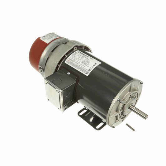 Marathon Electric K437, 1/4 Hp, 1800 Rpm, 56C FR, 208-230/460 Vac, 3 PH, TEFC, Rigid Base, General Purpose, Standard Efficiency, 56T11F15534.