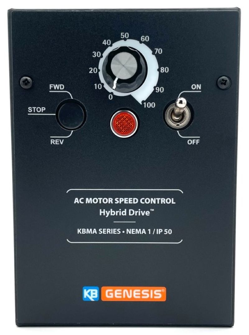 KB Electronics KBMA-24D Black (9533) AC Drives, Nema 1 Inverter 1 HP, 115/230 Vac 1-Phase Input, 230 Vac 3-Phase Output, Nema 1(IP50) Enclosure, Variable Frequency Drives