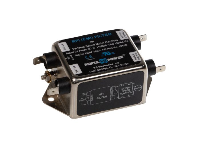 KB Electronics KBRF-200A, 9945, CE Approved AC Line Filter (Class A)