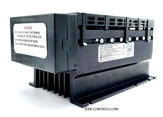 KB Electronics KBVF-45 W/SIVFR (9590), 3 HP, 380-480 Vac, 3-Phase(Input), 460 Vac. 3-Phase(Output), IP 20 Enclosure(Open Chassis), Variable Frequency Drives