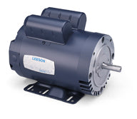 Leeson Electric E113930.00, 1 HP, 1800 RPM, 56C FR, DP, 115/208-230 Vac, 1 PH, C-Face w/Base, General Purpose