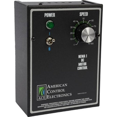 American Controls LGC410-10, Line Voltage DC Drive, 230 Vac Input, 0-180 Vac Output, 1/4 - 2 Hp, Nema 1, Field Wound Brushed Motors.