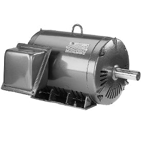Leeson Electric LM30679, 15 Hp, 1800 Rpm, 256T FR, DP, 230/460 Vac, 3 PH, Rigid Base with Encoder, Traction Elevator Hoist Motor