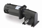 Leeson Electric M1135249.00, 1/8 HP, 42 RPM, 60:1, 80 Lb-in, 12 Vdc, TENV, Right Angle, Low Voltage SCR Rated Gearmotors
