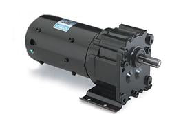 Leeson Electric M1125040.00, 1/8 Hp, 94 Rpm, 19:1, 77 Lb-in, 180 Vdc, TENV, P300 Series , Parallel Shaft DC Gearmotor