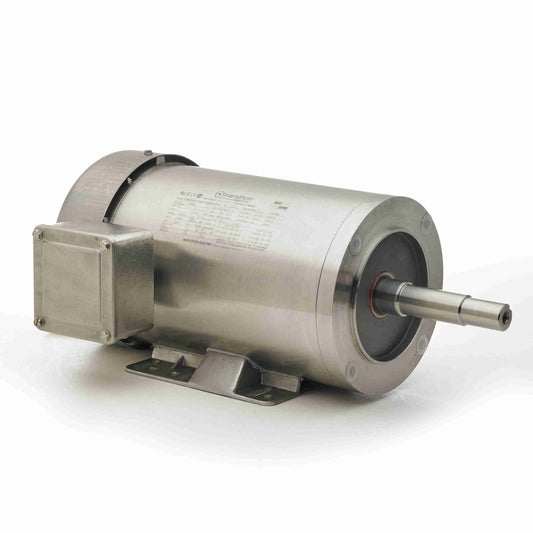 Marathon Electric N160, 7 1/2 Hp, 3600 Rpm, 213JM FR, 230/460 Vac, 3 PH, TEFC, Stainless, SXT-Plus Wash Down Duty, 213TTWD14002.