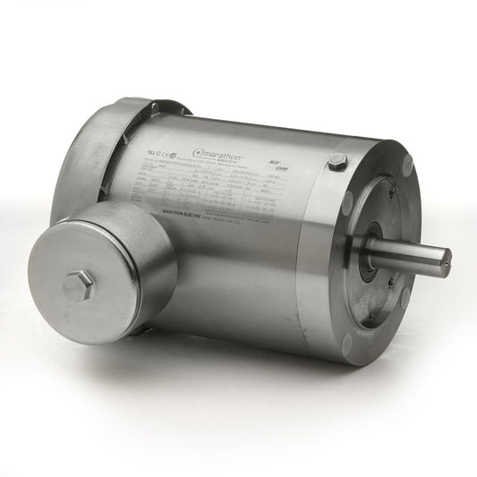 Marathon Electric N448B, 3 Hp, 3600 Rpm, 182TC FR, 230/460 Vac, 3 PH, TEFC, C-Face Footless, SXT-Plus Washdown Duty Motor, 182TTWD16026.