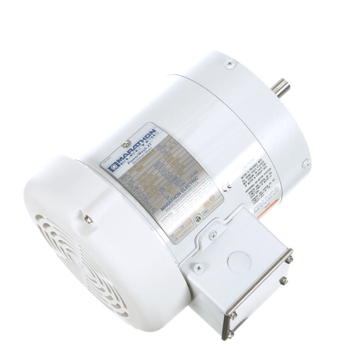 Marathon Electric N668 1/5 Hp, 1800 Rpm, 56C FR, 208-230/460 Vac, 3 PH, Powerwash, C-Face, Footless, 056T17W99006.