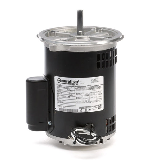 Marathon Electric O010, 1/3 Hp, 3450 Rpm, 48N FR, 115/208-230 Vac, Split PH. And Capacitor Start, Dripproof, NEMA Flange Mount, Oil Burner, Manual Over Load, 48C34D2024.