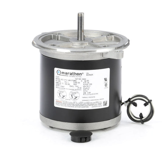 Marathon Electric 4782, 1/8 HP, 1725 Rpm, 48N FR, 115 Vac, Split PH And Capacitor Start, NEMA Flange Mount, Oil Burner, Manual over load, 5KH39BN5017U