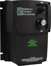 PMF743-4, Line Voltage AC Drive, 115/230 Vac Input, 0-230 Vac Output, 1/8 - 1 Hp, Nema 4X, Variable Frequency Motors