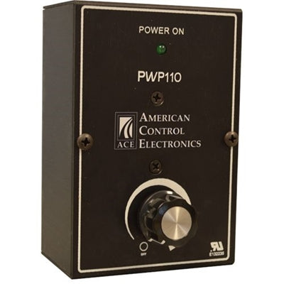 American Controls PWP110-1, Line Voltage DC Drive, 115 Vac Input, 0-130 Vac Output, 1/100 - 1/10 (1/8) Hp, Nema 1, PMDC Brushed Motors