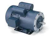 Leeson Electric 114995.00, 2 HP, 3600 RPM, 56HC FR, TEFC, 115/208-230 Vac, 1 PH, C Face w/Base, General Purpose