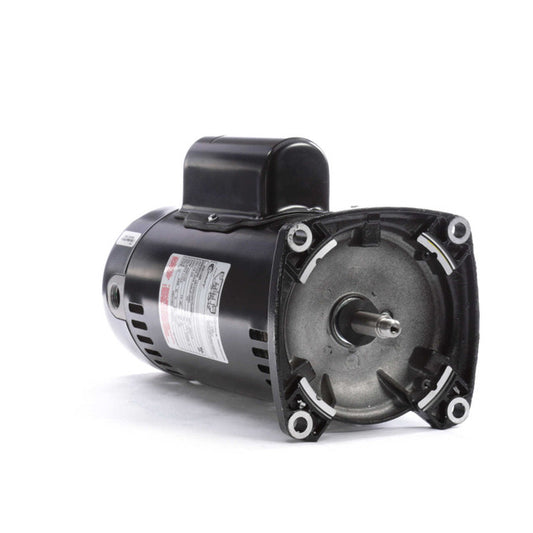 Century SQS1102R,  1 Hp, 3600 Rpm, 5-5/8" Diameter (48 Frame), 230 Vac, 1 PH, ODP, Two Compartment, Two Speed, High Service Factor, Square Flange, Pool (In Ground),  Full Rated Motor