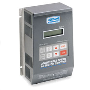 Leeson Electric 174932.00, 1 1/2 HP, MICRO SERIES VFD, NEMA 1(IP31), 115/230 Volts, AC 1Ø Input, 230 Volts AC 3Ø Output, AC Inverter