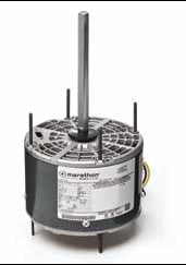X444, 48A11O1596, 3/4 Hp, 208-230, 48Y FR., 1075 Rpm, Thru-Bolt, Shaft Down, Condenser Fan/Heat Pump, PSC, Open Air Over.