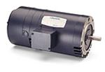 Leeson Electric 120372.00, 1 1/2 Hp, 1800 Rpm, 145TC FR, 208-230/460 Vac, 3 PH, DP, C-Face Less Base, Brakemotor