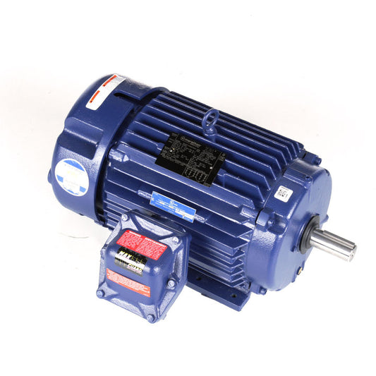 Marathon Electric U043B, 5 Hp, 1200 Rpm, 215T FR, 230/460 Vac, 3 PH, Rigid Base, Hazardous Duty, Explosion Proof, EPAct Efficiency, 215TTGND6576