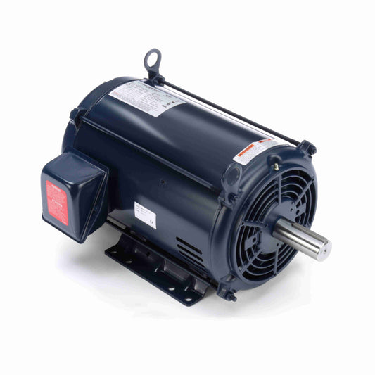 Marathon Electric U430B, 7 1/2 Hp, 1800 Rpm, 213T FR,  230/460 V, 3 PH, Dripproof, Rigid Base, General Purpose, Auto over load, EPAct Efficient, 213TTDWD16060.