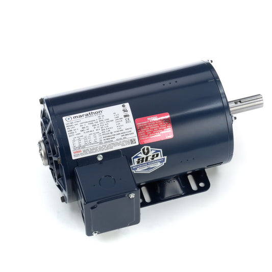 Marathon Electric U760-P, 2 Hp, 1800 Rpm, 145T FR, 208-230/460 Vac, 3 PH, DP, Rigid Base, General Purpose Motor, 145TTDR16349