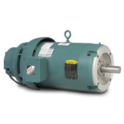 Baldor Electric EBM3710T-D, 7 1/2 Hp, 1800 RPM, 213T FR, 230/460 Vac, 3 PH, TEFC, Foot Mounted, D-Series Brake Motor