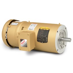 Baldor Electric VEBM3714T, 10 Hp, 1800 Rpm, 215TC FR,  230/460 Vac, 3 PH, TEFC, Footless, Super-E Premium Efficient Brake Motor