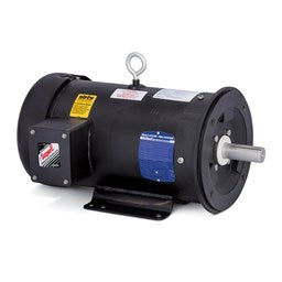 Baldor Electric VEM8003T-5, 1 Hp, 1800 Rpm, 143TC FR, 575 Vac, 3 PH, TEFC, C- Face, Dirty Duty, Shaft Pump Motor