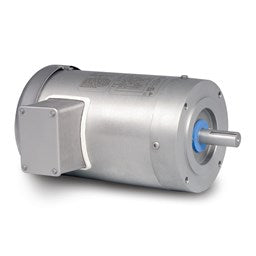 Baldor Electric VFSWDM3554T-E 1 1/2 Hp, 1800 Rpm, 145TC FR, 230/460 Vac, 3 PH, TEFC, Footless, Washdown Duty Motor, Stainless Steel.