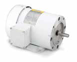 116644.00, 1/2 HP, 1800 RPM, 56C FR, TENV & TEFC, 208-230/460 Vac, 3 PH, C Face Less Base, Washguard