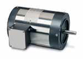 121109.00, 1 HP, 1800 RPM, 143TC FR, TENV, 208-230/460 Vac, 3 PH, C Face Less Base, Washguard