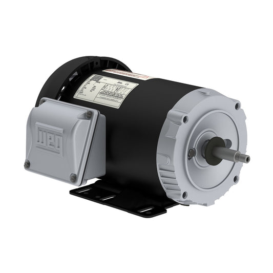 Weg Electric 00236ET3HJPR56J-S, 2 Hp, 3600 Rpm, 56J FR, 575 Vac, TEFC, 3 PH, Footless, Rolled Steel Jet Pump.