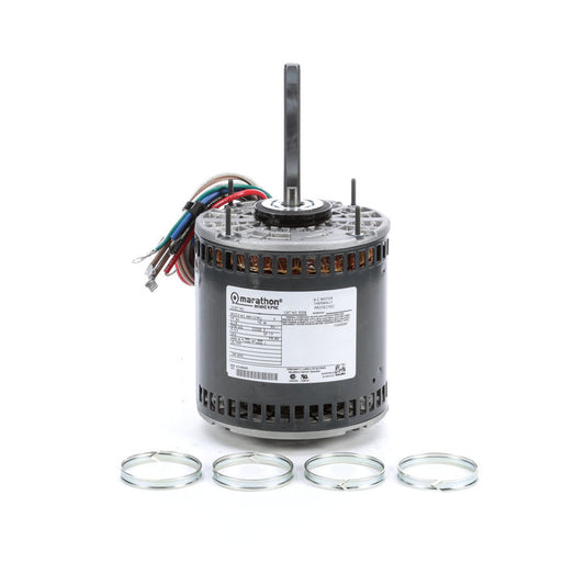 Marathon Electric X1009, 3/4 Hp, 1075/3 Rpm, 48Y FR, 115 Vac, 1 PH, OPAO. Resilient Ring, Extended Stud, 48A11O787