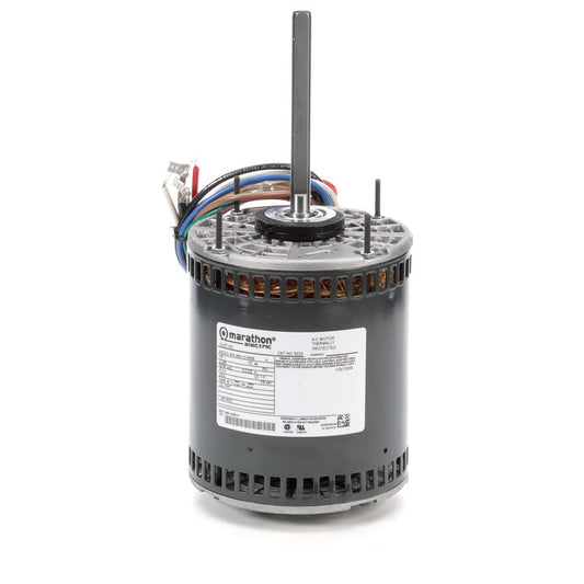 Marathon Electric X023, 1 Hp, 1075/3 Rpm, 48Y FR, 230 Vac, 1 PH, Open Air Over, Resilient Ring, Thru-Bolt Mount, Fan Blower-Direct Drive, PSC, 48A11O1583