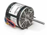 Marathon Electric X033, 1/2 Hp, 1075/4 Rpm, 48Y FR, 115 Vac, 1 PH, Open Air Over, Resilient Ring, Thru-Bolt Mount, Fan Blower-Direct Drive, PSC, 48A11O1674.