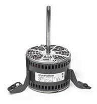 Marathon Electric X035, 1/3 Hp, 1075/4 Rpm, 48Y FR, 115 Vac, 1 PH, Open Air Over, Torsion Flex Mount, PSC Fan and Blower Motor, 48A11O1774
