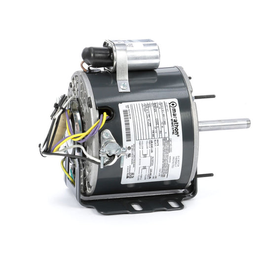 Marathon Electric X302, 1/6 Hp, 1075 Rpm, 48Y FR, 115 Vac, 1 PH, TEAO, Resilient Base, Unit Heater Fan, PSC, 48A11T199.