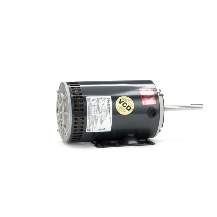 Marathon Electric X525, 2 Hp, 1140 Rpm, 56HZ FR, 208-230/460, 3 PH, Rigid Base, Shaft Up or Horizontal, Condenser Fan/Heat Pump, Open Air Over, 56T11O5310