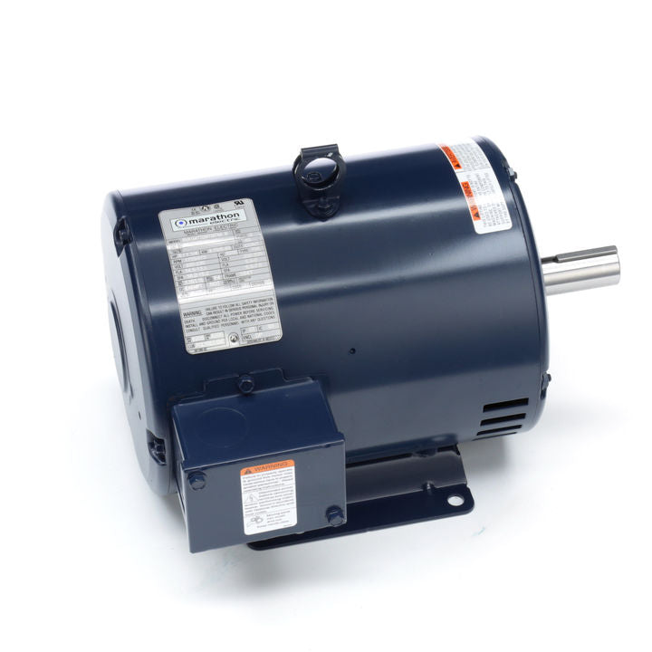Marathon Electric Y486A, 5/1.25 Hp, 1800/900 Rpm, 184T FR, 200-230 Vac, 3 PH, Two Speed, One Winding, Variable Torque, Dripproof, Rigid Base, High Speed, 184TTDR7287.