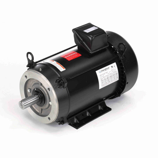 Marathon Electric Y995, 7 1/2 Hp, 1800 Rpm, 213TC FR, 575 Vac, 3 PH, Totally Enclosed, C-Face Footed, Inverter Duty, MicroMAX, 213THFW7736