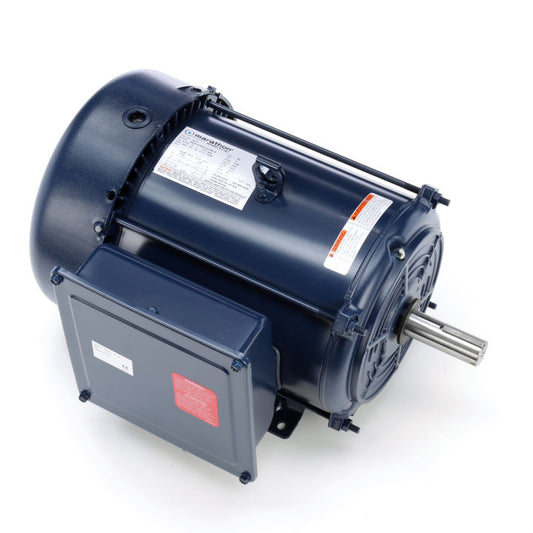 Marathon Electric Z117, 5 Hp, 1800 Rpm, 213TZ FR, 230 Vac, 1 PH, TEFC, Rigid Base, Farm Duty/ Extra-High Torque Chore Motor, 213TBFW7027.