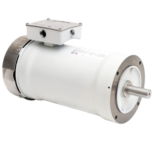 Weg Electric 1311017191, 3 Hp, 1800 Rpm, 100L Frame, 230/460 Vac, TEFC, Footless, Washdown Standard Efficiency.