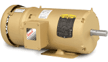 Baldor Electric EBM3615T-S, 5 Hp, 1800 Rpm, 184T FR, 208-230/460 Vac, 3 PH, TEFC, Foot Mounted, Short Series Brake Motor